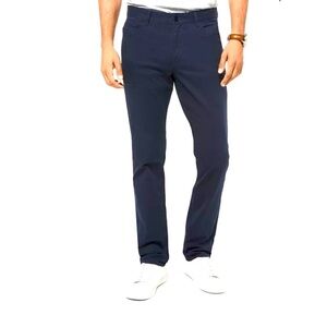Michael Kors Men's Navy Midnight Blue Dress Pants Slim Fit 36x32 Cotton stretch